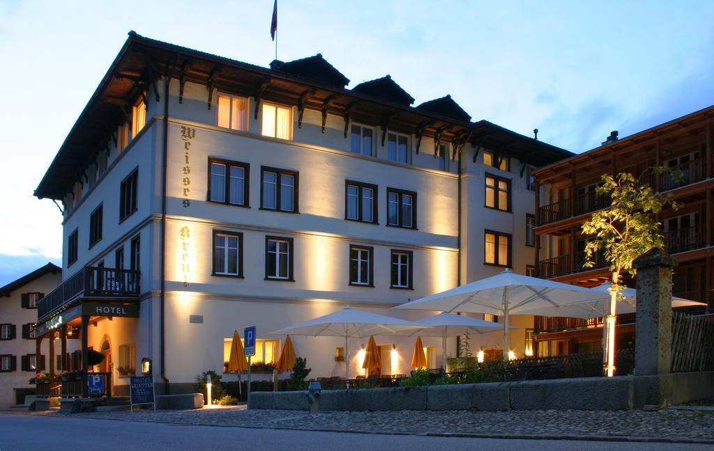 Hotel Weisses Kreuz Bergün Exterior foto